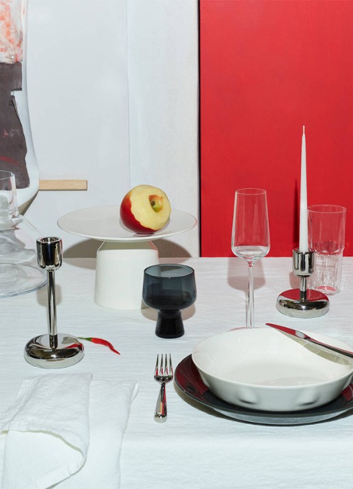 Iittala Solare dinerbord 27 cm - voorkant 2 donkergrijs