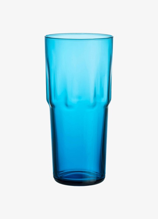 Iittala Solare hoog glas 39 cl elektrisch blauw set van 2