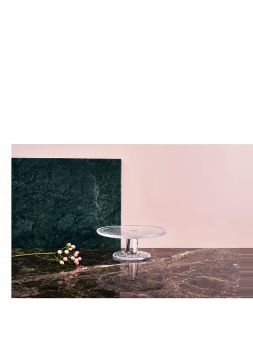 Iittala Taartplateau 24 cm - voorkant 2 transparant