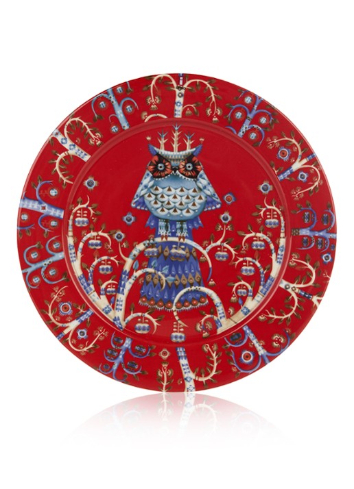 Iittala Taika dinerbord 27 cm - voorkant rood
