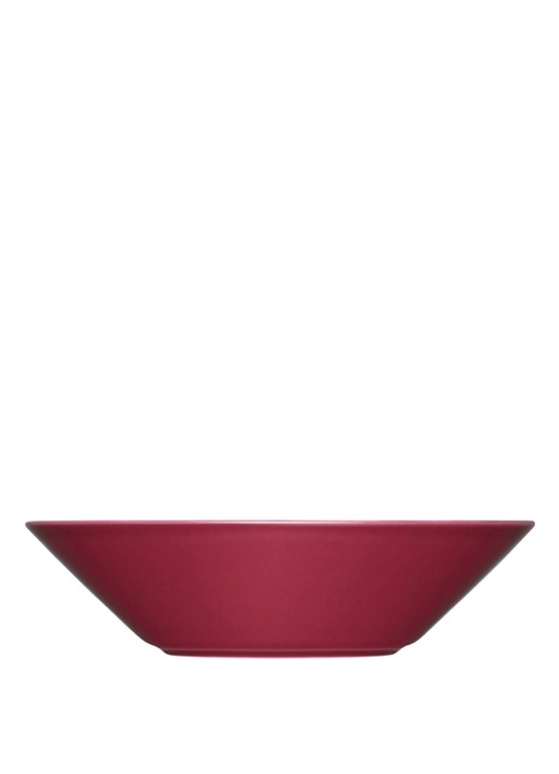 Iittala Teema diep bord 21 cm - voorkant kersenrood
