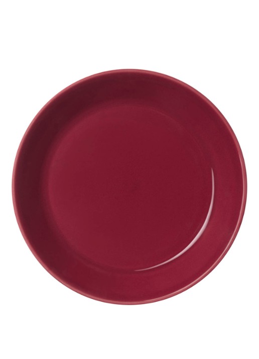 Iittala Teema gebaksbordje 17 cm  - voorkant kersenrood
