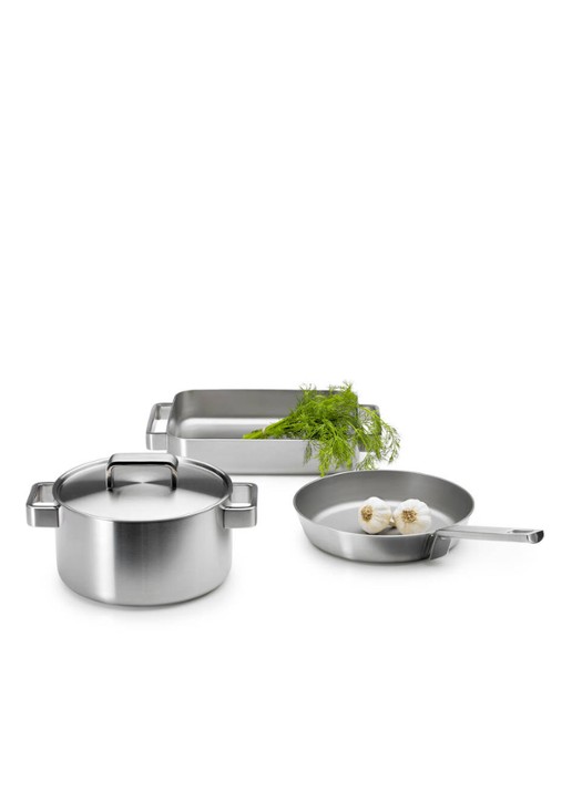 Iittala Tools kookpan met deksel Ø22 cm - detail 3 zilver