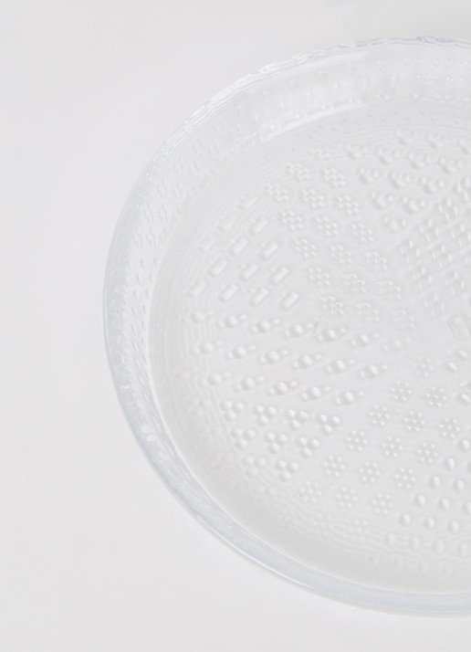 Iittala Tundra ontbijtbord 15,5 cm - detail transparant