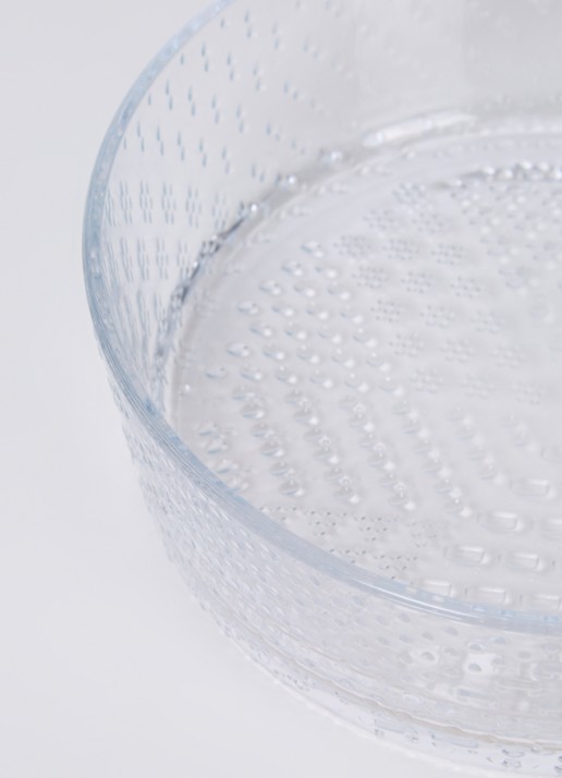 Iittala Tundra schaal 17 cm - detail transparant