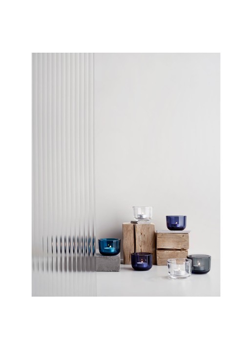 iittala Vaas 16 cm - voorkant 3 donkerblauw