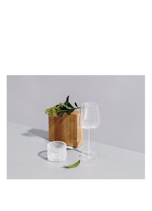 Iittala Witte wijnglas 33 cl set van 2 - voorkant 2 transparant
