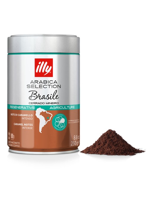 illy Arabica Selection Brazilië Cerrado Mineiro gemalen koffie 250 gram