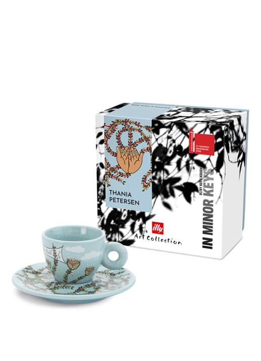 illy Biennale Petersen espressokopje met schotel in giftbox - voorkant 2 undefined