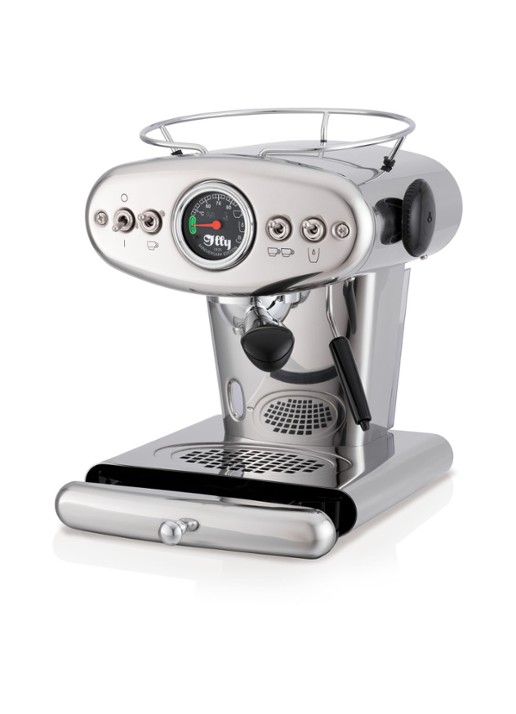 illy FrancisFrancis X1 Anniversary ESE & Ground espressomachine - detail zilver