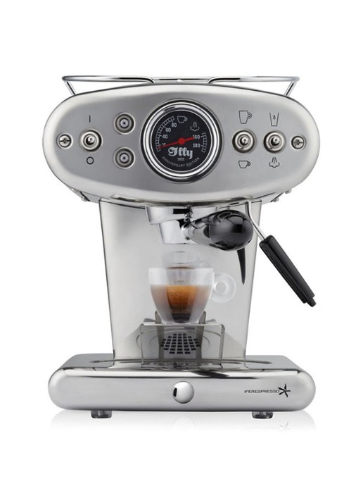 illy FrancisFrancis X1 Anniversary Iperespresso espressomachine 60249 - voorkant 4 zilver