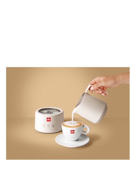 illy Melkschuimer 250 ml - voorkant 2 wit
