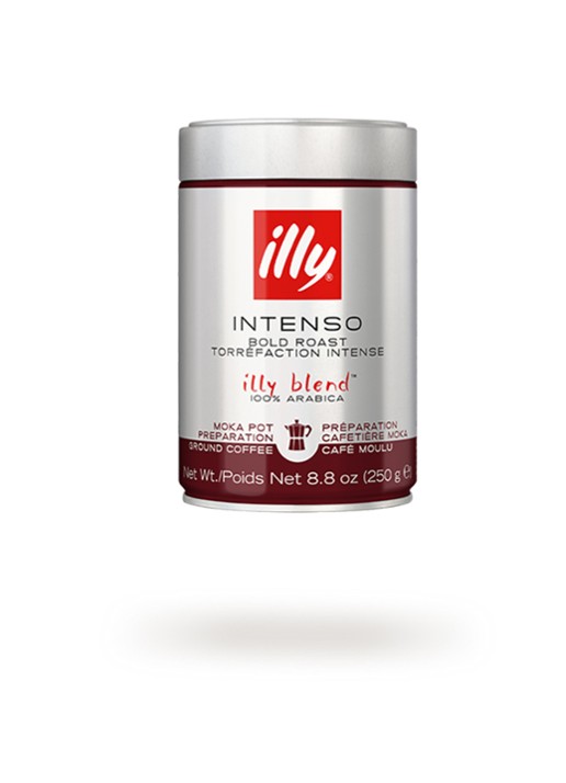 illy Moka Intenso gemalen koffie 250 gram - voorkant 2 undefined