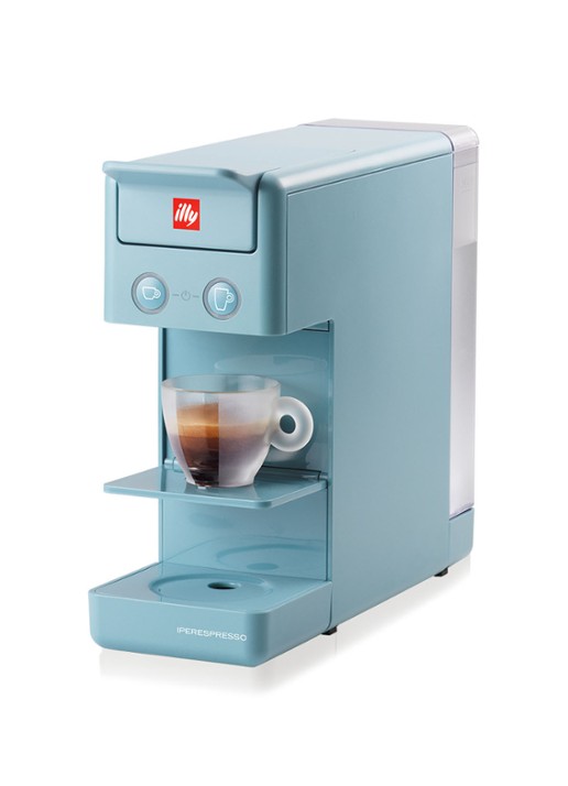illy Y3.3 Iperespresso espresso- & koffiemachine 60477 - voorkant 4 lichtblauw