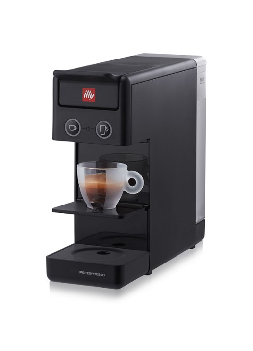 illy Y3.3 iperEspresso espressomachine - voorkant 4 zwart