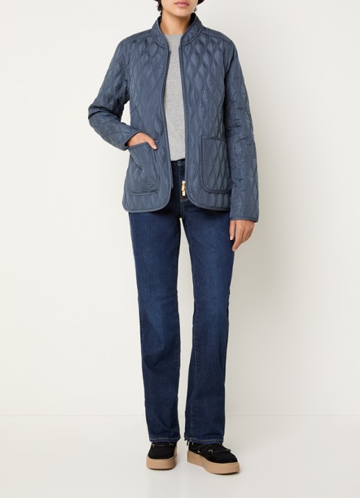 Ilse Jacobsen Jack met quiltpatroon - voorkant 2 indigo