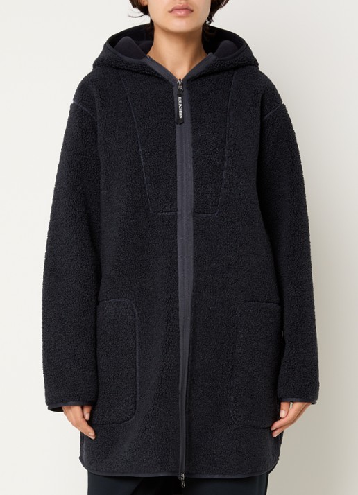 Ilse Jacobsen Longline jack van teddy met capuchon