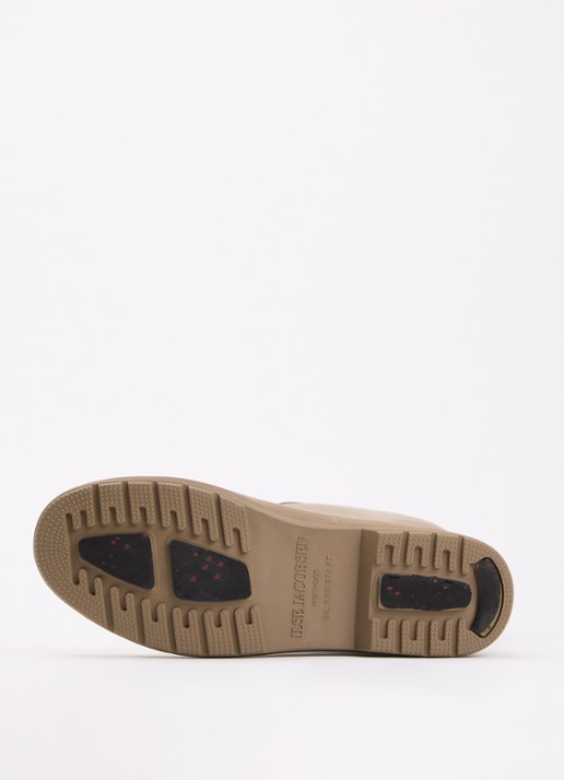 Ilse Jacobsen Neo regenlaars met gespdetail - detail 3 donkerbeige