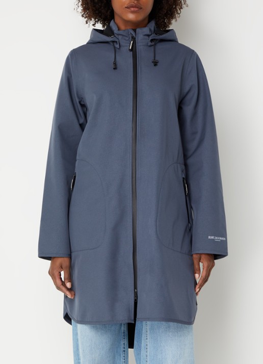 Ilse Jacobsen Rain128 softshell regenjas met afneembare capuchon