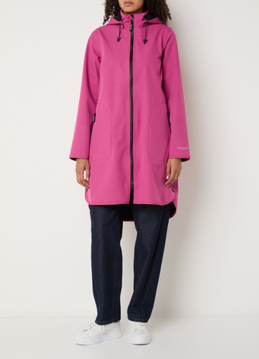 Ilse Jacobsen Rain128 softshell regenjas met afneembare capuchon