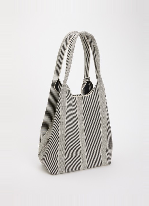 Ilse Jacobsen Shopper met grafische print - achterkant 5 zwart