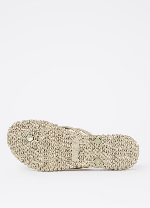 Ilse Jacobsen Slipper met glitter - detail 3 goud