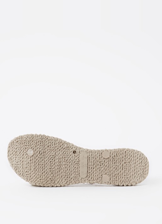 Ilse Jacobsen Slipper met glitter - detail 2 donkerbeige