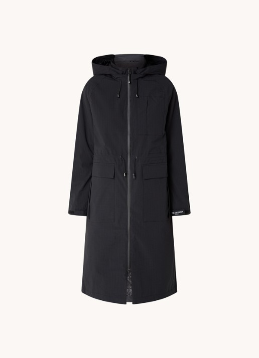 Ilse Jacobsen Thermy parka met afneembare capuchon - voorkant 2 zwart