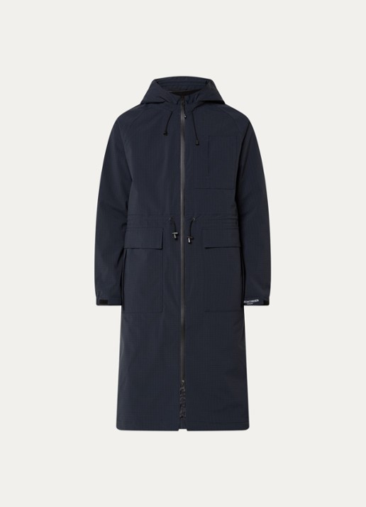 Ilse Jacobsen Thermy parka met afneembare capuchon - voorkant 3 indigo