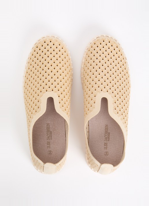 Ilse Jacobsen Tulip espadrille - detail 2 taupe