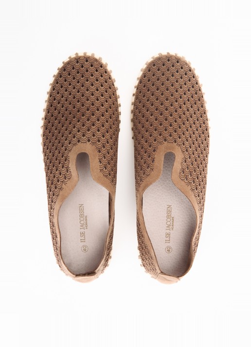 Ilse Jacobsen Tulip espadrille - detail 3 bruin