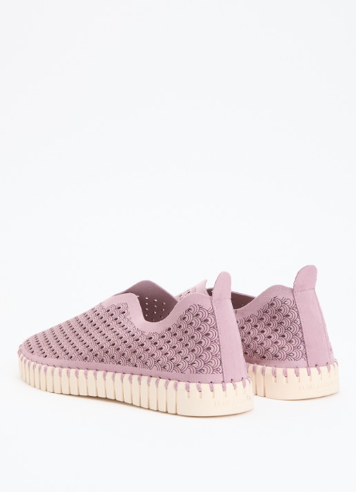 Ilse Jacobsen Tulip espadrille - achterkant 5 oudroze