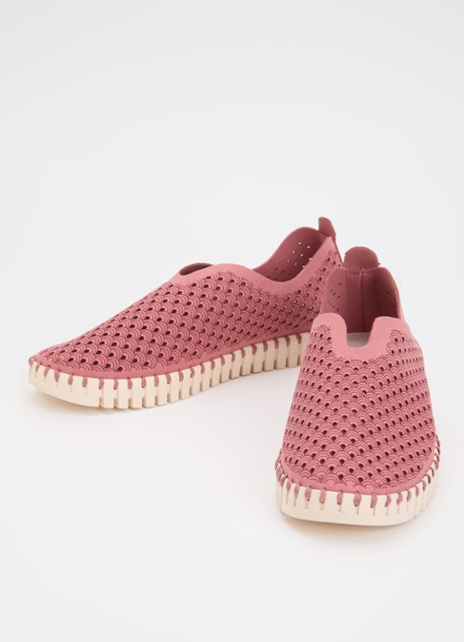 Ilse Jacobsen Tulip espadrille - detail 3 donkerroze