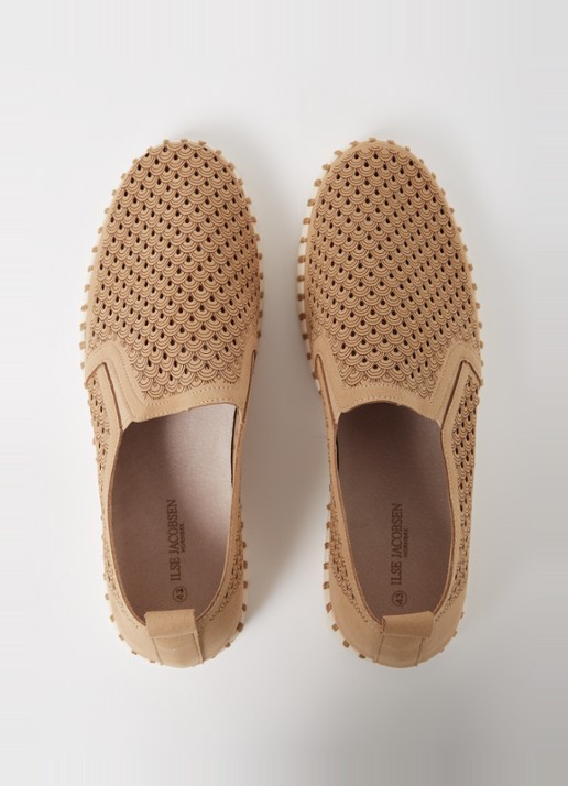 Ilse Jacobsen Tulip slip-on met cut-out detail - detail 4 camel