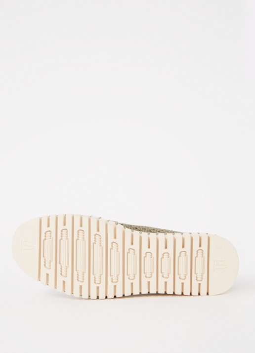 Ilse Jacobsen Tulip slip-on met cut-out detail - detail 5 mosgroen
