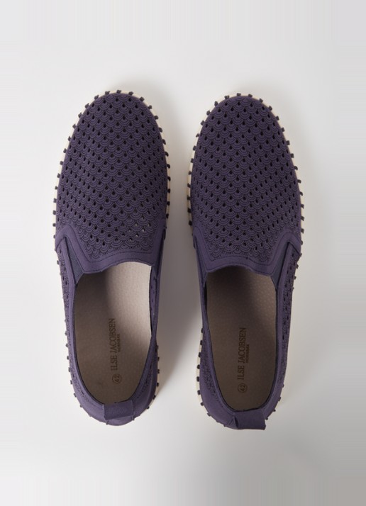 Ilse Jacobsen Tulip slip-on met cut-out detail - detail 4 royalblauw