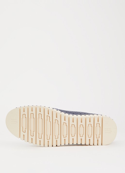 Ilse Jacobsen Tulip slip-on met cut-out detail - detail 4 petrol