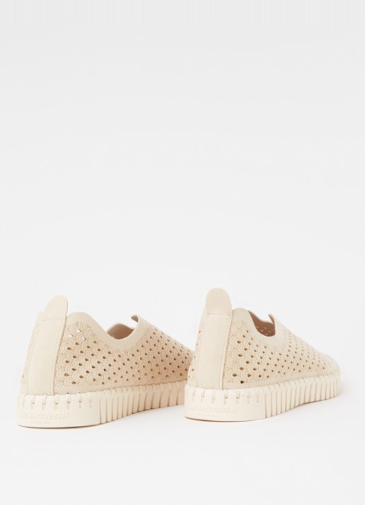 Ilse Jacobsen Tulip slip-on met cut-out details - detail 3 beige