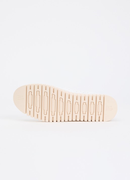 Ilse Jacobsen Tulip slip-on met metallic details - detail 5 wit