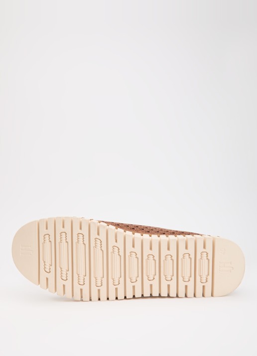 Ilse Jacobsen Tulip slip-on met metallic details - detail 3 bruin