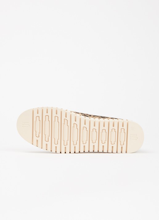 Ilse Jacobsen Tulip slip-on met panterprint - detail 4 beige