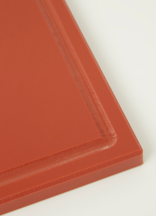 Inno Cuisinno Snijplank 26 x 32 cm - detail roestbruin