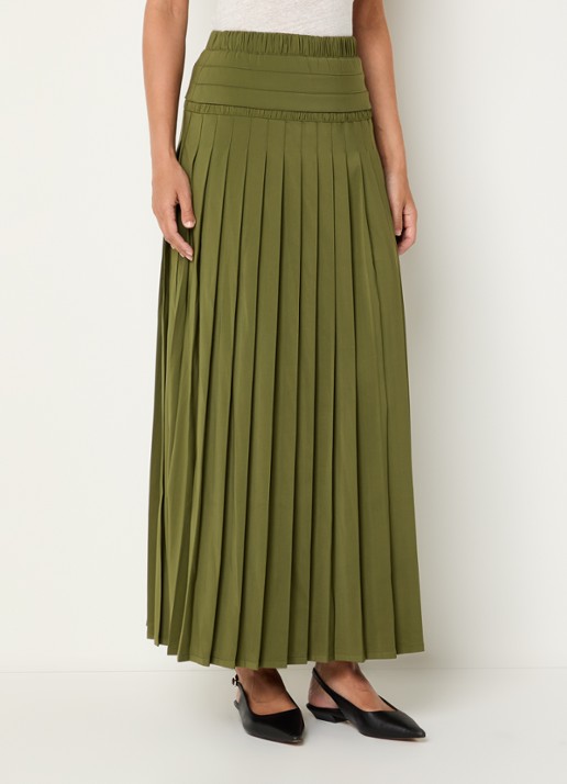 IRO Althea maxi rok met plissé