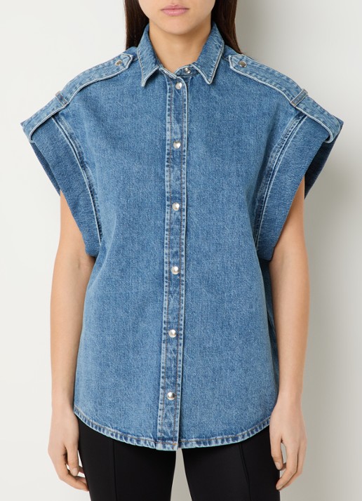 IRO Anglias blouse van denim