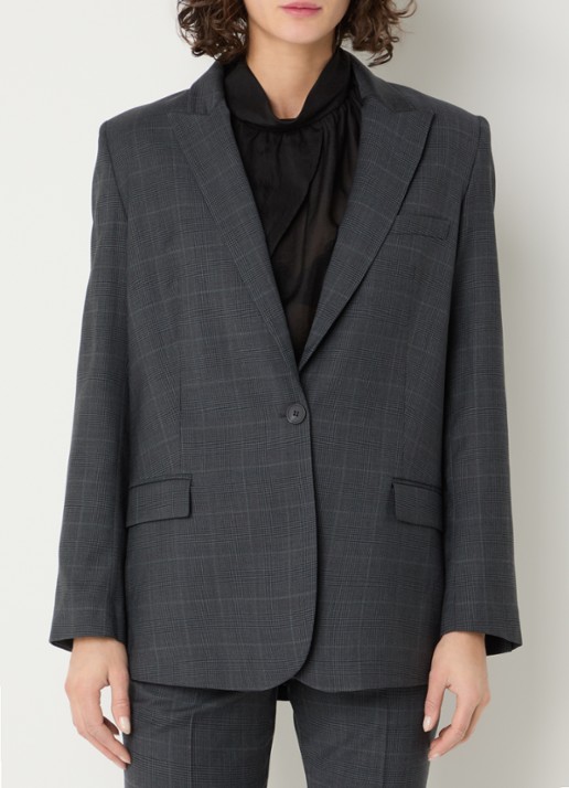 IRO Calu blazer in wolblend met klepzakken