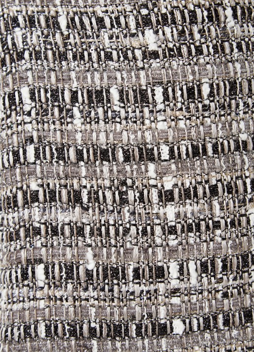 IRO Eliana high waist straight fit korte broek met lurex - detail 5 grijsmele