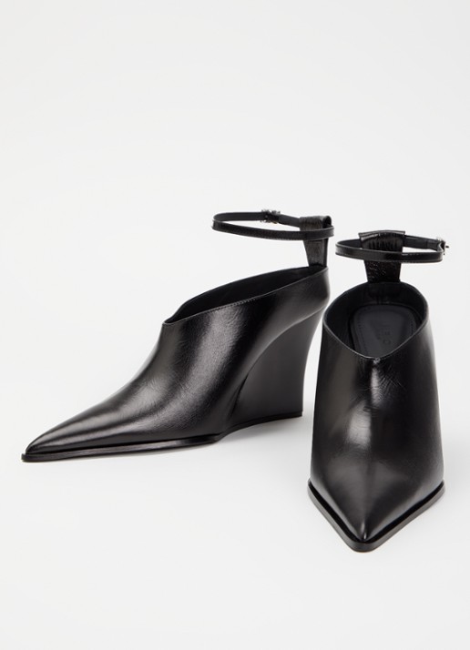 IRO Fauve pump van leer - detail 3 zwart