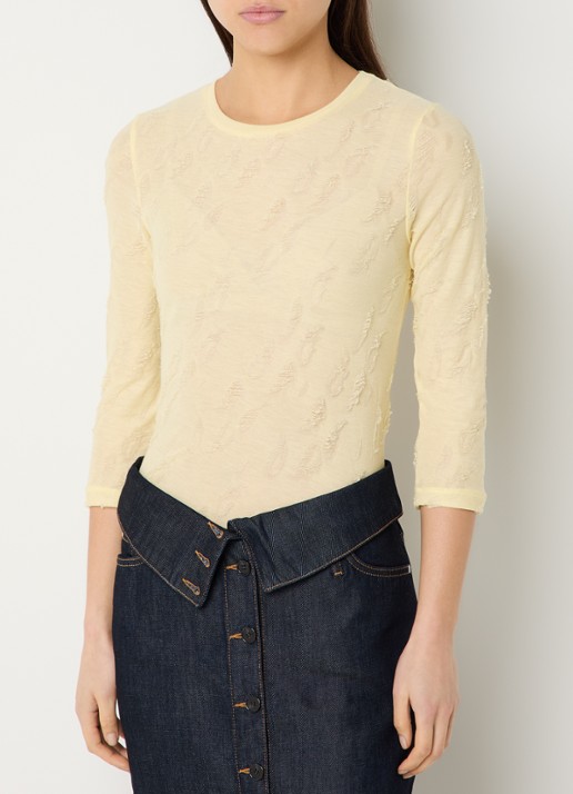 IRO Gracelia longsleeve met structuur