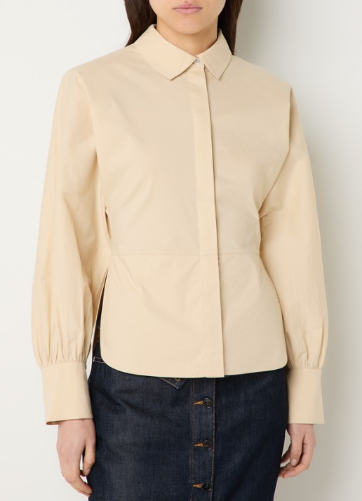 IRO Janine blouse met stretch