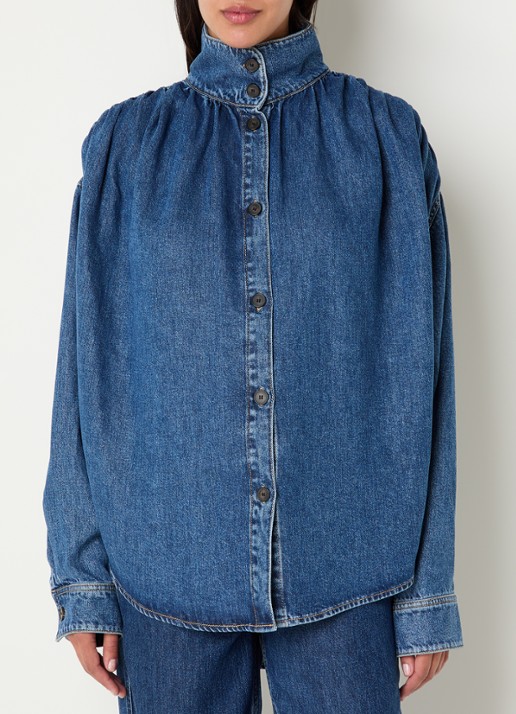 IRO Julie blouse van denim